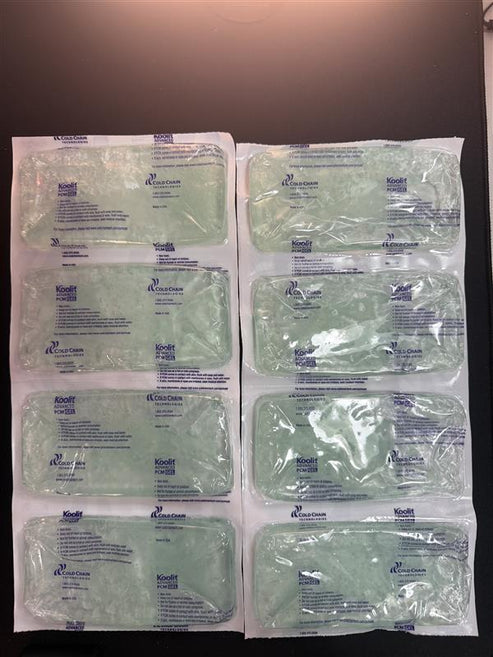 Koolit Advanced PCM Gel Pack – 2 Pack (Foldable, 4-Section) – Ice packs USA